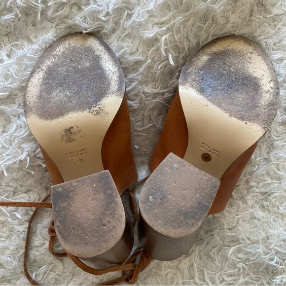 Kenneth Cole Black Label Peep Toe Mules Size 40/9 - Picture 5 of 7